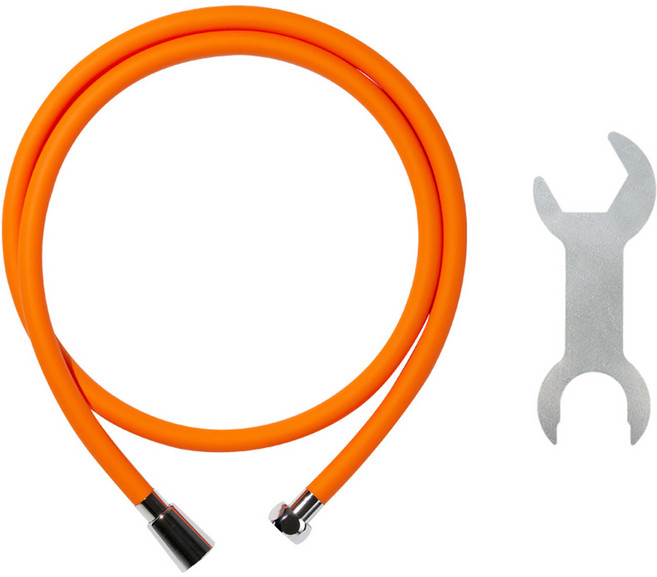 비욘 PVC 샤워호스, 2m, 오렌지