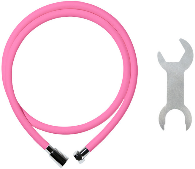 비욘 PVC 샤워호스, 1.5m, 핑크