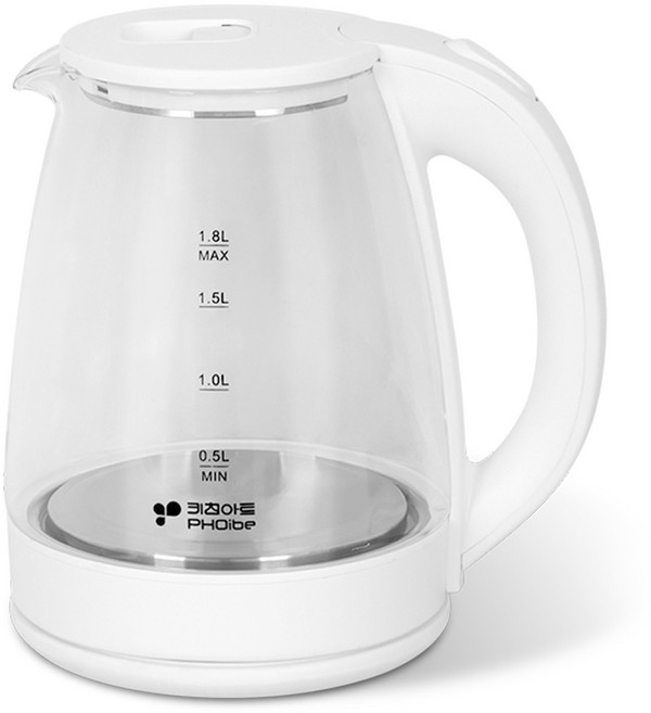 키친아트 포이베 유리 전기주전자 1.8L, KJS-0018GH0