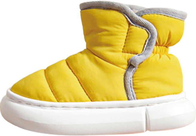 멜앤슈 아동용 플러피 벨크로 방한 털부츠