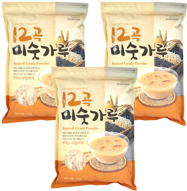 성진 12곡 미숫가루, 3개, 1kg