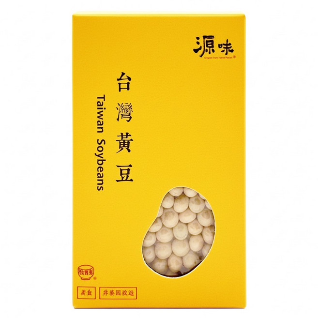 台灣源味本舖 台灣黃豆 非基因改造, 400g, 1盒
