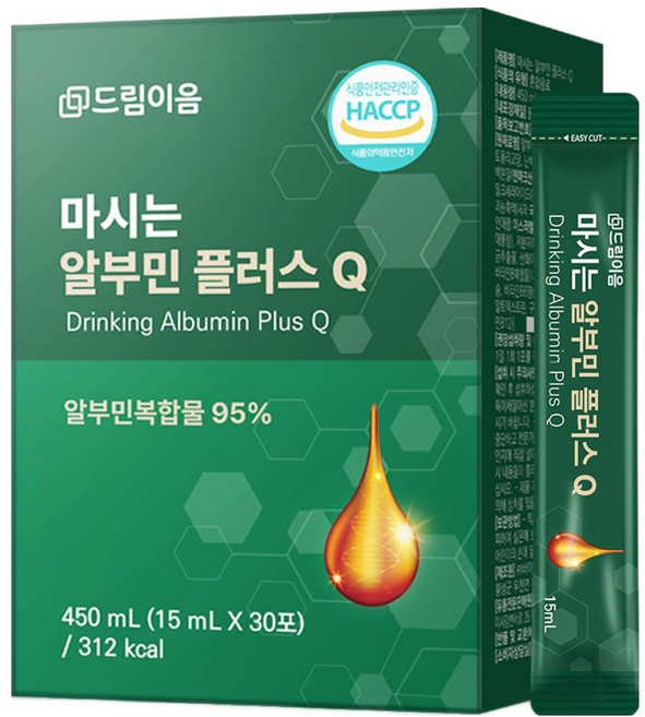 드림이음 마시는 알부민 플러스Q 30p, 450ml, 1개