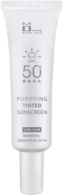 MOMUS 舒敏潤色防曬乳 SPF50+ 全物理性防曬 UVA/UVB防護, 30ml, 1條
