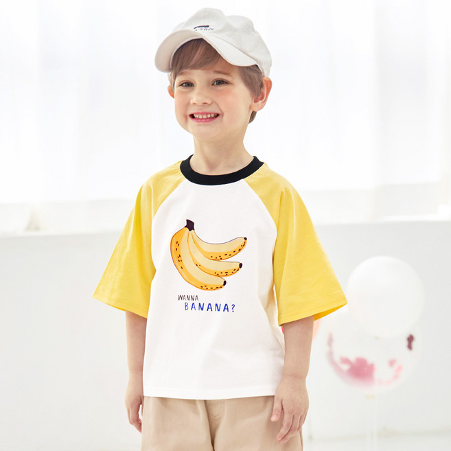 월튼키즈 아동용 달콤 라글란 티셔츠