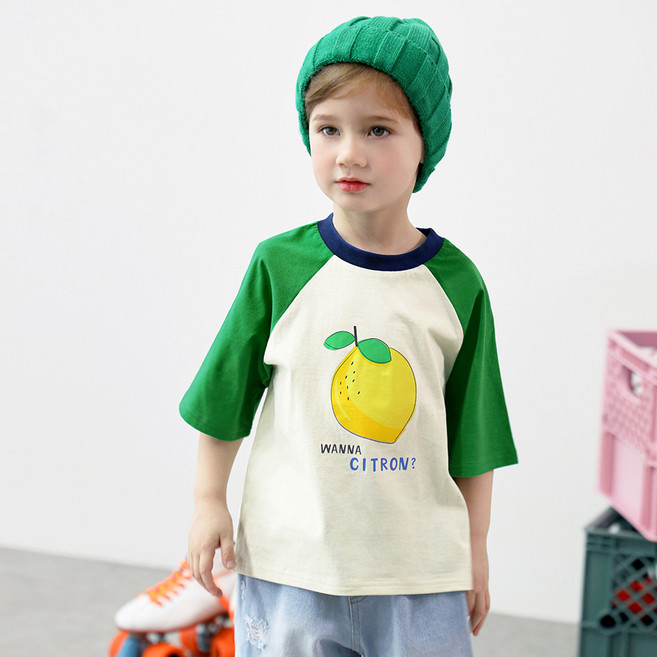 월튼키즈 아동용 달콤 라글란 티셔츠