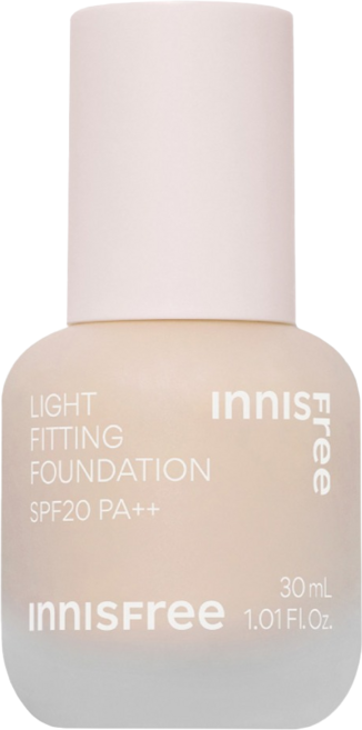 INNISFREE 台灣公司貨 輕薄透服貼粉底液 SPF20 PA++ 30ml, 1個, 23N