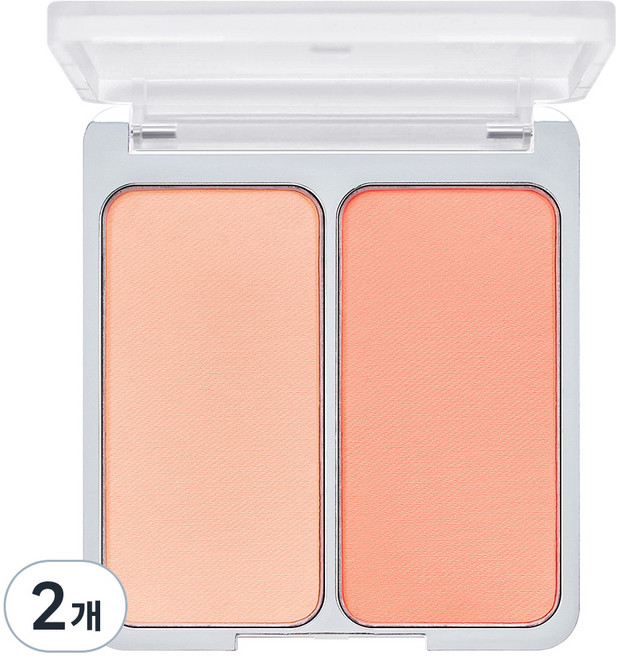 투에이엔 듀얼치크 블러셔 9g, 07피치피즈, 2개