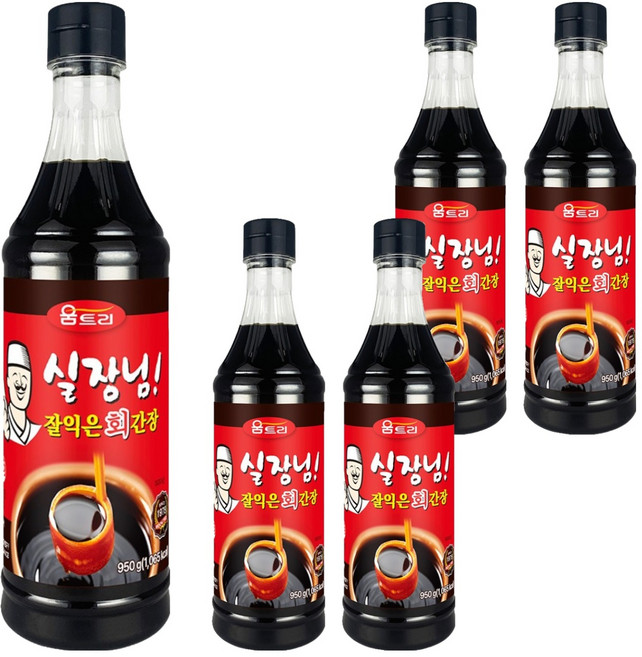 움트리 실장님 잘익은 회간장, 950g, 5개