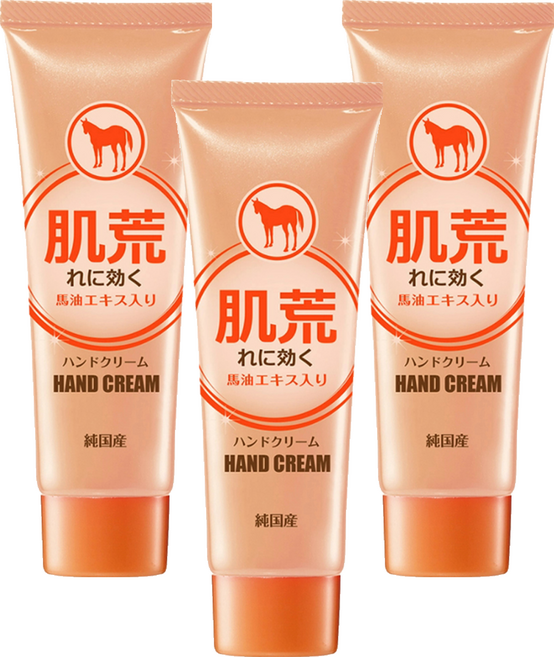 L'EGERE 日本馬油賦活護手霜, 80g, 3條