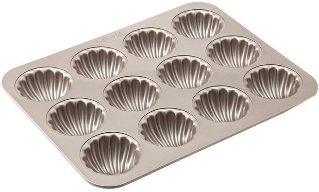 CHEFMADE 學廚 12連 不沾 瑪德蓮蛋糕模 WK9316, 1個