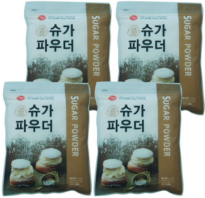 Haegawon Sunshine Narae 糖粉, 500g, 4個