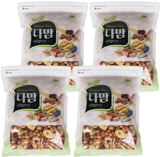 다맘 오리지널 믹스넛, 1kg, 4개