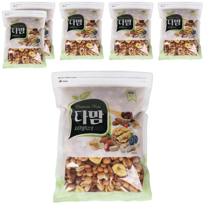 다맘 오리지널 믹스넛, 1kg, 6개