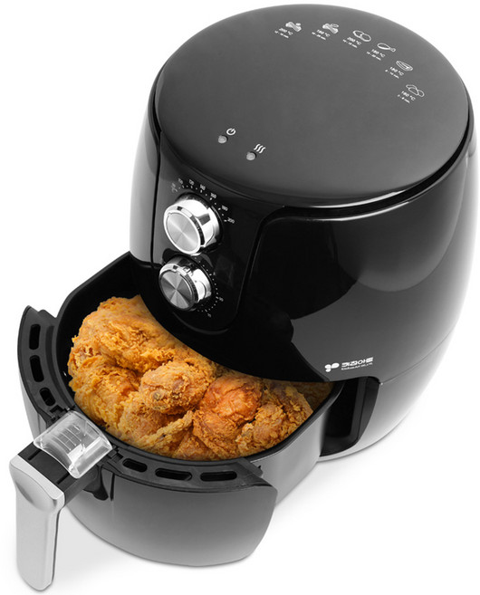 키친아트 에어프라이어 3.5L, 블랙, KAF-7135