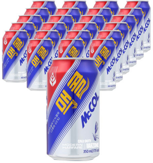 맥콜 캔, 350ml, 24개