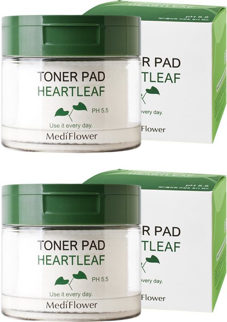 메디플라워 어성초 토너 패드 180ml, 60매입, 2개