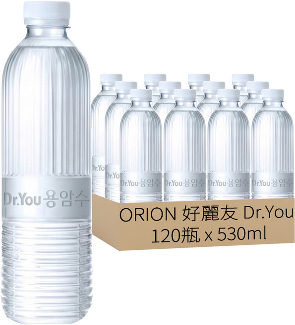 ORION 好麗友 Dr.You 無標籤濟州熔岩水, 530ml, 120瓶