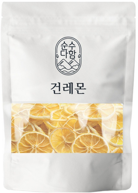 순수다함 건조 레몬 슬라이스 레몬차, 100g, 1개입, 1개