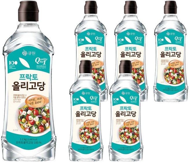 큐원 올리고당, 1.2kg, 6개