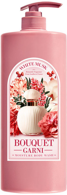 부케가르니 모이스처 바디워시 화이트머스크향, 1.5L, 1개