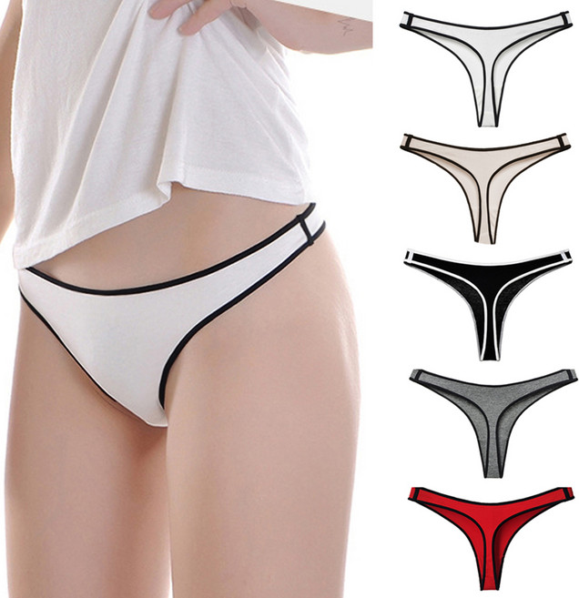 arua 아루아 배색 라인 티팬티 5종 세트