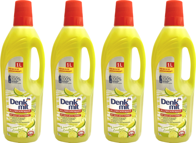 dm Denk mit 萬用檸檬清潔劑, 1L, 4瓶