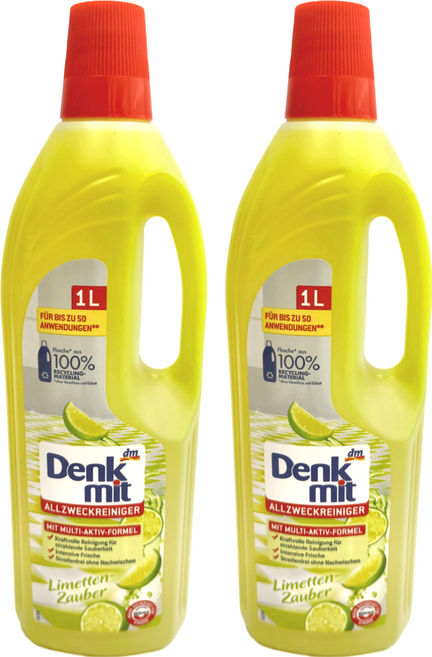 dm Denk mit 萬用檸檬清潔劑, 2個, 1L