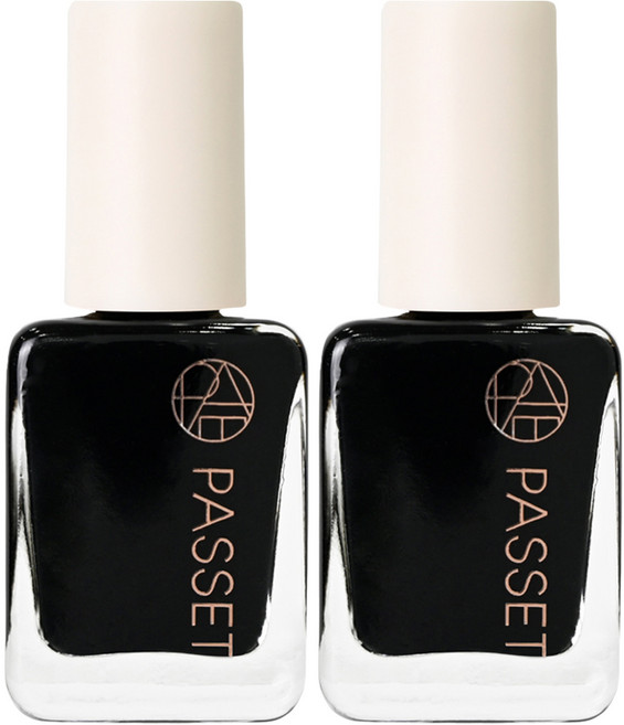 파셋 셀럽 네일컬러 폴리쉬, 43셀럽블랙, 7g, 2개