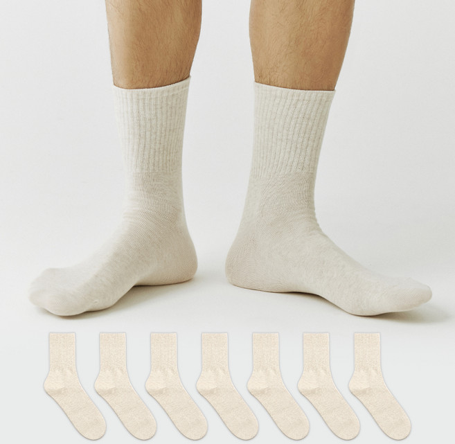 GGRN 남성용 스탠다드 고밀도 보드 삭스 8켤레 세트