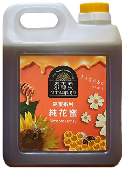 Thai Forest Honey 泰森蜜 龍眼純花蜜, 1.2kg, 1桶