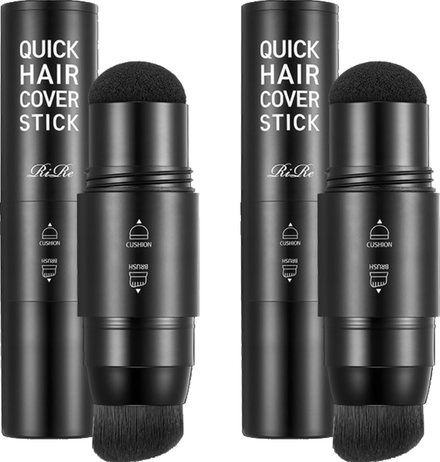 RiRe 快速氣墊遮髮棒 3g, Natural Brown, 2支