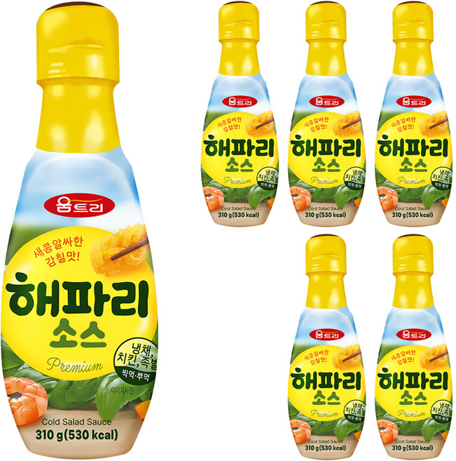 움트리 해파리 양념 소스, 310g, 6개