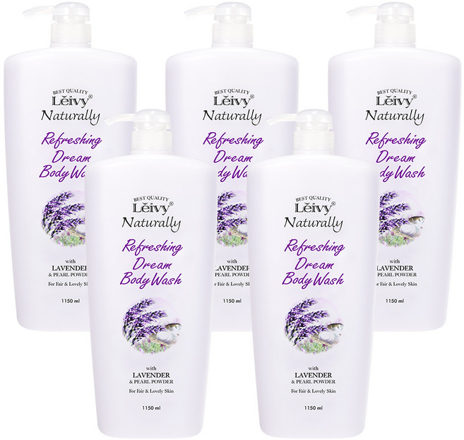 레이비 바디워시 라벤더, 1.15L, 5개
