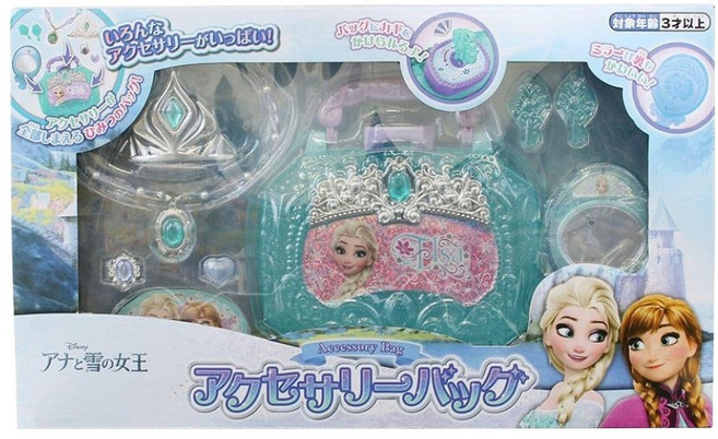 FROZEN 冰雪奇緣 珠寶梳妝提盒組, 冰雪奇緣 藍色, 1組