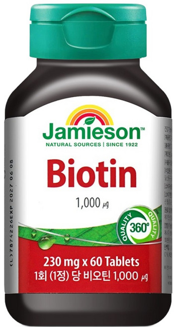 자미에슨 비오틴 13.8g, 1개, 60정