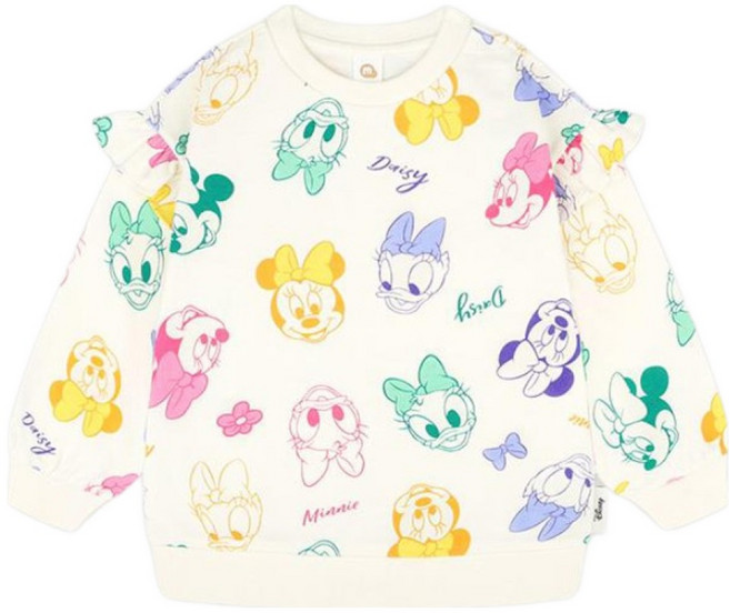 밀크마일 디즈니 여아용 미니마우스 데이지 프릴 티셔츠