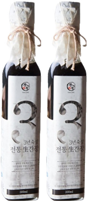Kwangiwon 傳統生醬油, 300ml, 2個