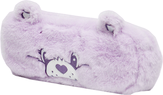 Care Bears 彩虹熊 療癒絨毛造型大容量多用途收納包 絨布材質 70g