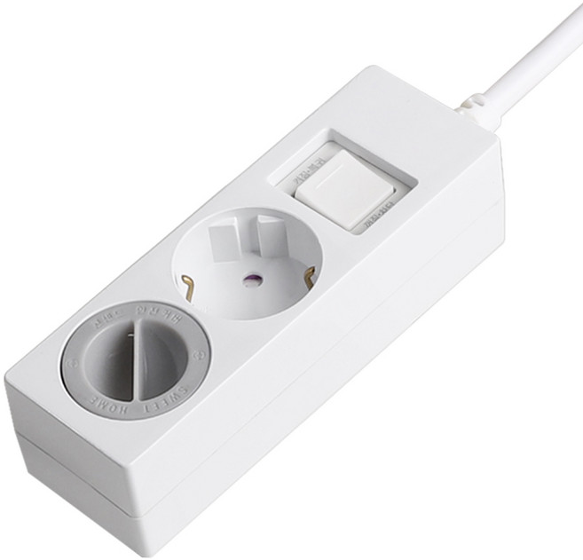 스윗홈 국내생산 과부하차단 통합절전형 멀티탭 2구 + 안전커버 1p, 7m, 혼합색상, 1개