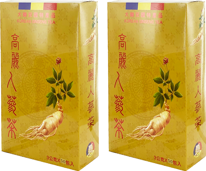 昊之蔘 高麗人蔘茶, 3g, 50包, 2盒