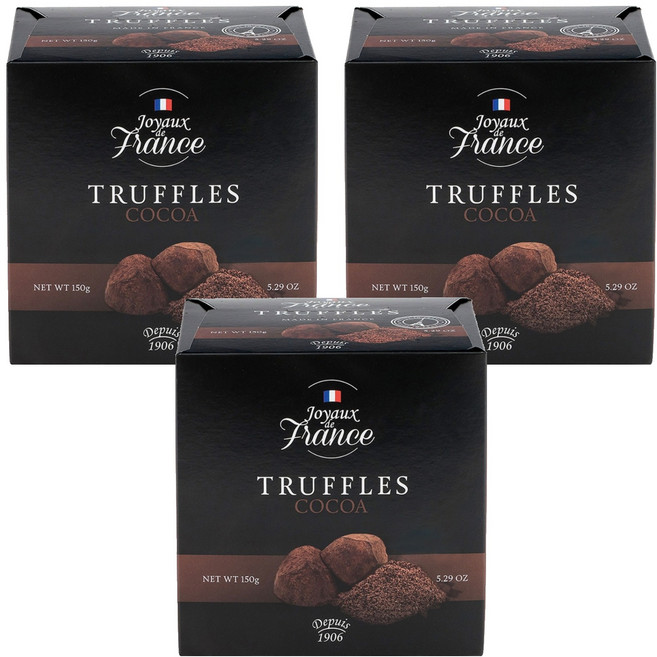 주와요드프랑스 나트라 코코아 트러플스 초콜릿, 150g, 3개