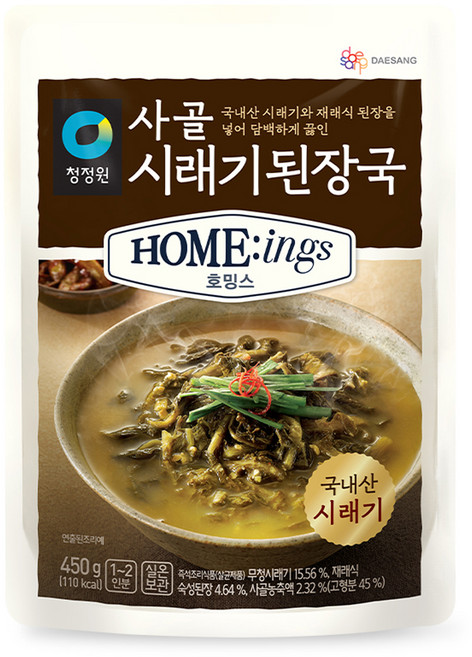 청정원 호밍스 사골 시래기된장국, 450g, 1개