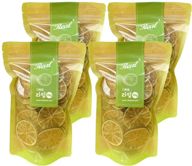 디톡톡 실속형 건조 라임, 50g, 1개입, 4개