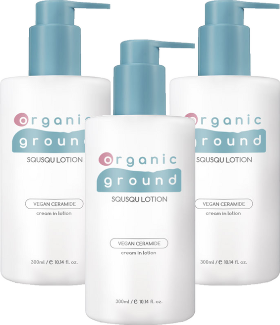 오가닉그라운드 스쿠스쿠 유아로션, 300ml, 3개