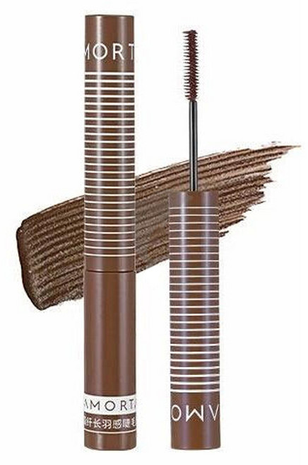AMORTALS 爾木萄 纖長羽感睫毛膏 3.5g, 02 自然棕, 1支