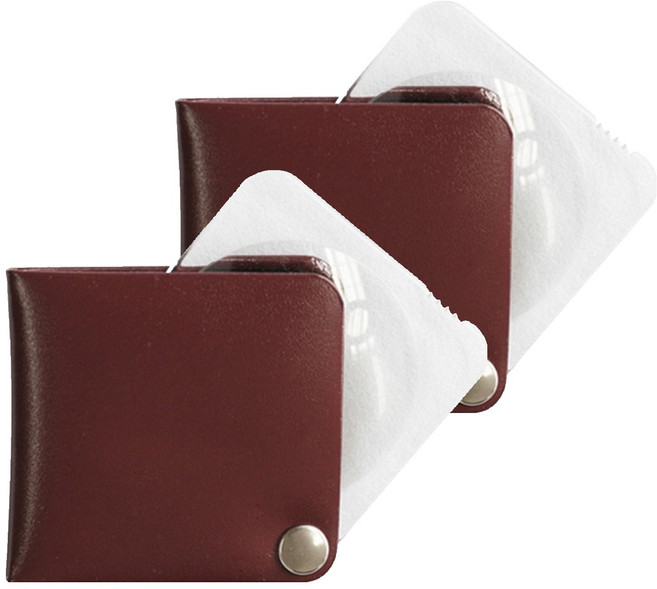 에센바흐 사각지갑형 돋보기 3.5배율, 레드브라운, 2개, 1752160