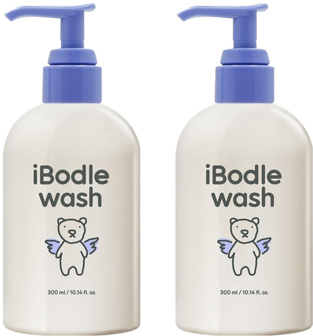 아이보들 워시 바디클렌저 플로럴향, 300ml, 2개
