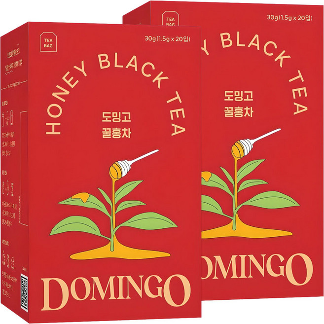 도밍고 꿀홍차, 1.5g, 20개입, 2개