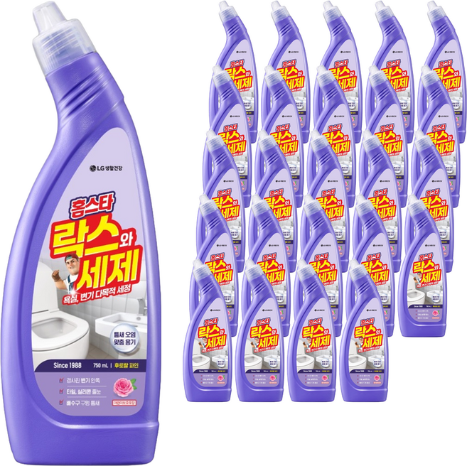 홈스타 락스와 세제 후로랄파인, 750ml, 25개